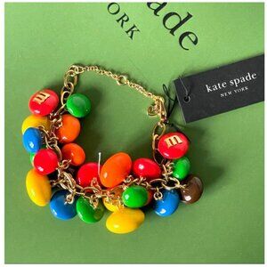 Kate Spade M&M Limited Edition Candy Charm Bracelet Statement